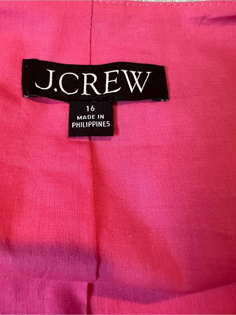 J. Crew Re-Imagines Pink 3-Piece Suit: Blazer Vest & Trousers Pants Cotton 16 XL - Picture 11 of 15